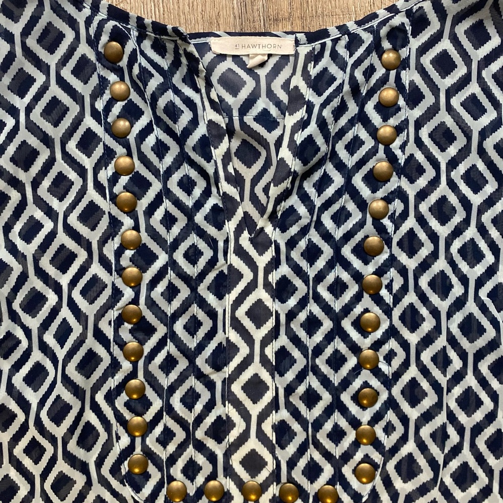 41 Hawthorn hi-low sheer top